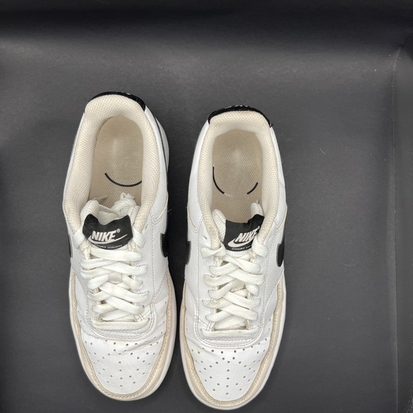 Nike Court Vision‎ Low Women's Size 7 White/Black/Soft-Pink FD0285-100 - Picture 7 of 7